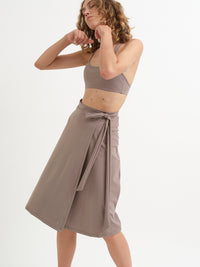 Power Wrap Skirt - Incenso