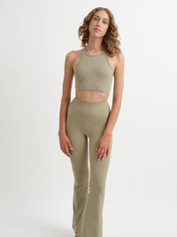 High-Rise Flared Legging - Marzapane