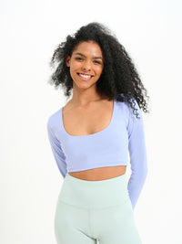 Universe Crop Top - Lilla