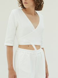 White Ballet Wrap