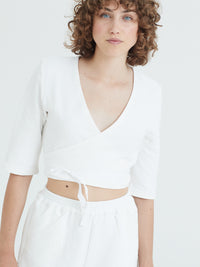 White Ballet Wrap