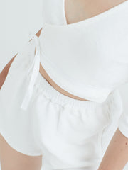 White Ballet Wrap