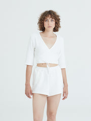 White Ballet Wrap