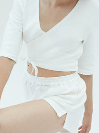 White Ballet Wrap