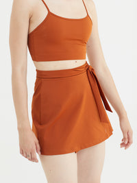 Wrap Skirt - Mandarino