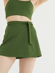 Wrap Skirt - Spinach