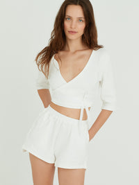 White Ballet Wrap
